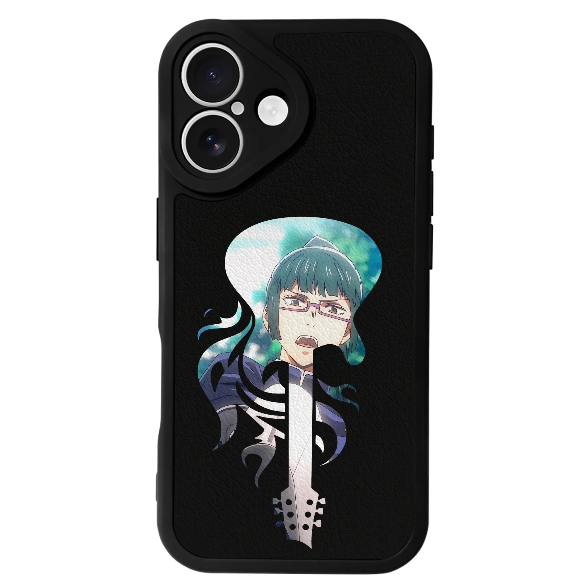 呪術廻戦 グッズ,禪院 真希 - IPhone 16シリーズ対応 ・ シリコンスマホケース ・ レザー調 ・ 高精度フィット ・ 耐衝撃 ・ ワイヤレス充電対応 ・ 精密カット